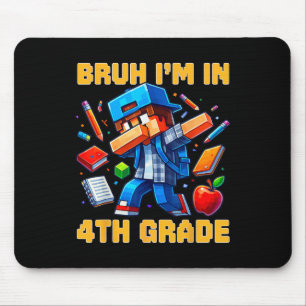 Bruh Ik Zit In Groep 4 Dabbing Jongens Kids Gamer Muismat