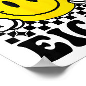 Bruh I'm Eight 8 8th Birthday Groovy Boys Girls 8 Poster (Hoek)