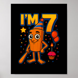 Bruh im in 1e klas Vintage terug naar school eerst Poster