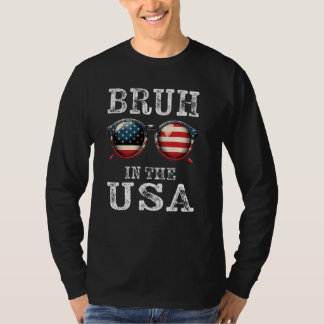 Bruh in de Verenigde Staten 4 juli Patriotic Boys  T-shirt