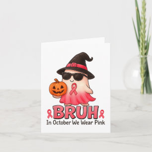 Bruh in oktober dragen we Nk Boo Borstkanker Bewus Kaart