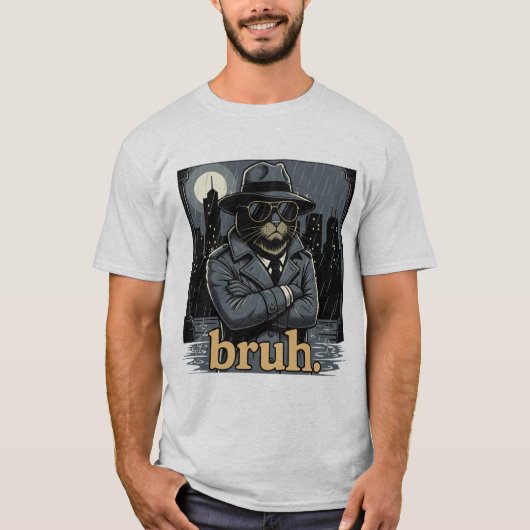 Bruh Kat T-shirt (Voorkant)