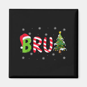 Bruh kerst zeggende bro grap mannen jongens Bruh m Magneet