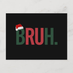 Bruh kerstcadeaus voor hem haar moeder papa broos briefkaart