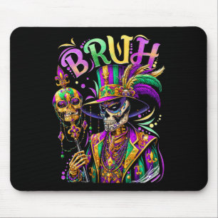 Bruh Mardi Gras Doctor New Orleans Skelet Mardi Muismat