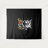 Bruh Meme Easter Cool Bunny Face Zonnebril Mannen Wandkleed (Voorkant (horizontaal))