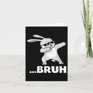 Bruh Meme Funny Bro Tiener Jongens Kinder Paasdag Kaart