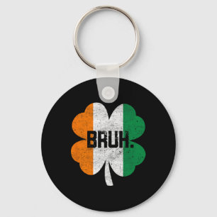 Bruh Meme Grappige Zin Bro Groet Jongens St Patric Sleutelhanger