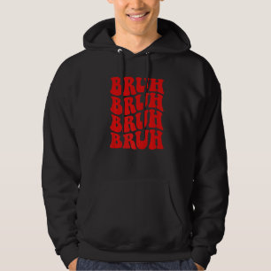 Bruh meme sarcastische citaten voor jongens Mannen Hoodie