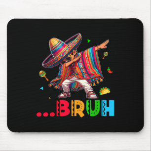 Bruh Mexican Boy Dabbing Poncho Cinco de Mayo Kind Muismat