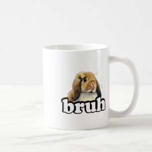 Bruh Mini Holland Lop Konijn Konijnenliefhebber Koffiemok