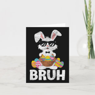 Bruh Paasdag Grappig Konijn Konijnen Pasen Bruh K Kaart