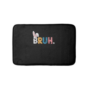 Bruh Paashaas Schattigee meme voor kinderen _2 Badmat