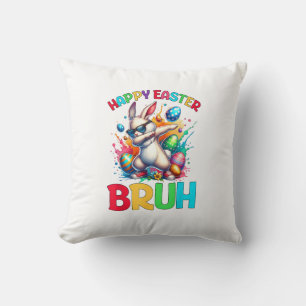 Bruh Pasen Eieren Tieners Jongens Kinderen Paashaa Kussen