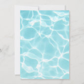 Bruh Pool Party Jongen Verjaardag Kaart (Achterkant)