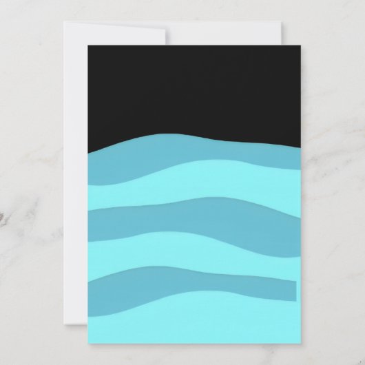 Bruh Pool Party Uitnodiging voor verjaardag (Achterkant)