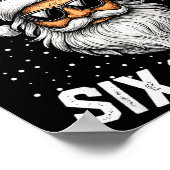 Bruh Santa Says Six Seven Funny Christmas 67 Meme Poster (Hoek)