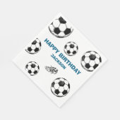 Bruh. Serviettes en papier de soccer (Coin)