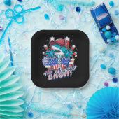 Bruh Shark 4 juli Papieren Bordje (Feest)