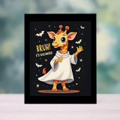 Bruh Son Halloween drôle Dabbing Ghost Giraffe Lon (Neutre)