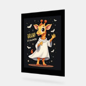 Bruh Son Halloween drôle Dabbing Ghost Giraffe Lon (Angle)