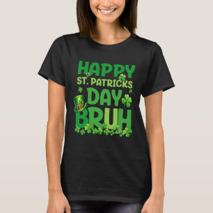 Bruh St. Patrick's Day tieners jongens kinderen Si T-shirt