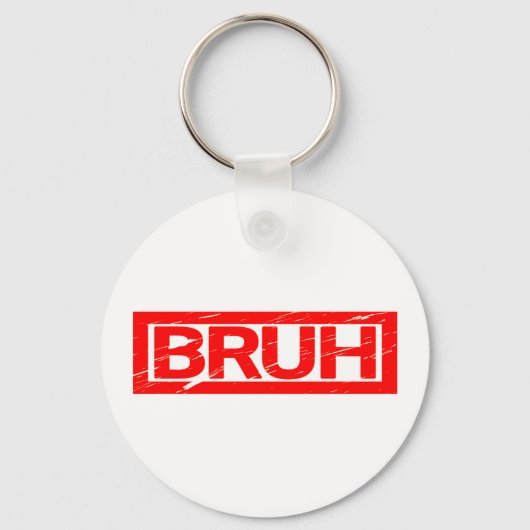 Bruh Stamp Sleutelhanger (Voorkant)