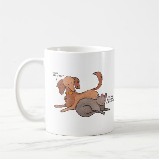 Bruh, tu vas bien Mug (Gauche)