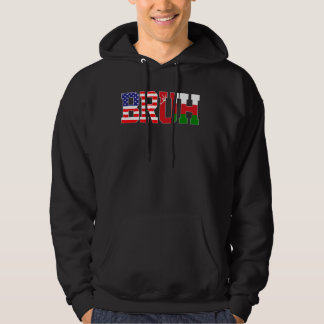Bruh USA Oman Country Flag Amerikaanse Omaanse mei Hoodie