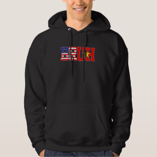 Bruh USA Vietnam Country Flag Amerikaans Vietnamee Hoodie
