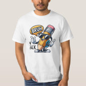 Bruh We Back, Back To School Teacher  T-shirt (Voorkant)