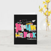 Bruh We Back Counselors Welcome Back To School  Kaart (Gele Bloem)