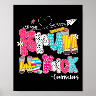 Bruh We zijn terug Counselors Welkom terug op scho Poster