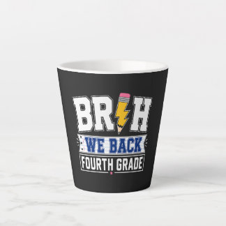 Bruh We Zijn Terug Vierde Klas Latte Mok