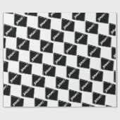 "Bruh" Word-ontwerp Cadeaupapier (Vlak)