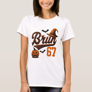 Bruh Zes Zeven Halloween 6-7 Grappige Geest Sfeer T-shirt