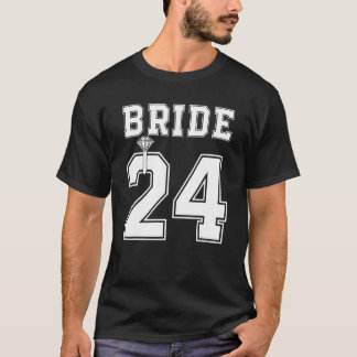 Bruid 2024 Verlovingsfeest Bruidsjurk Voorstel Mat T-shirt