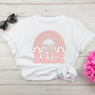 Bruid 70s Retro Bachelorette Party T-shirt
