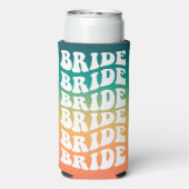 Bruid | Aangepaste Retro Tekst met Gradiënt (Seltzer Achterkant)