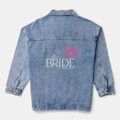 bruid babe schattig vrouwen denim jacket (Achterkant)