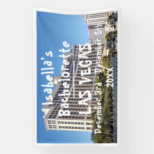Bruid Bachelorette-feest Casino Naam in Las Vegas Spandoek (Verticaal)