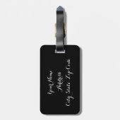 Bruid bagage label (Achterkant verticaal)