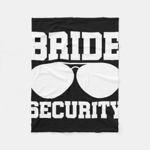 Bruid Beveiliging Ring Drager Wedding Party Kinder Fleece Deken