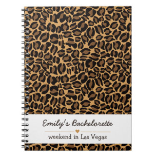 Bruid Boujee Trendy Luipaardprint  Notitieboek