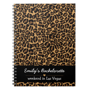 Bruid Boujee Trendy Luipaardprint  Notitieboek