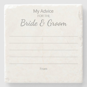 Bruid & Bruidegom Advies Onderzetters