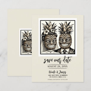 Bruid & Bruidegom Aloha Ananas Tiki Bewaar de Datu Kaart