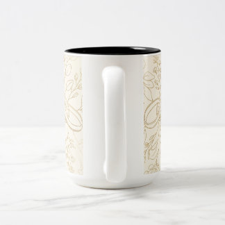 Bruid Bruidegom Cadeau | Aquarel Salie Groen Botan Tweekleurige Koffiemok