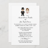 Bruid & bruidegom - Couple's Shower Uitnodiging (Voorkant / Achterkant)