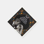 Bruid & bruidegom delicate klassieke servet (Hoek)